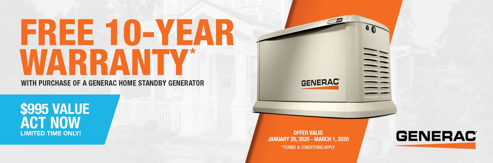 Homestandby Generator Deal | Warranty Offer | Generac Dealer | Monticello, GA